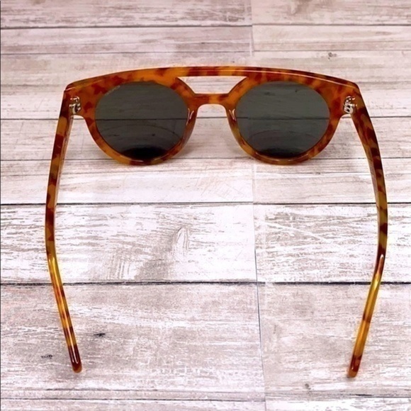 New KOMONO sunglasses Dreyfuss Caramel Demi brown orange tortoise - Picture 8 of 12